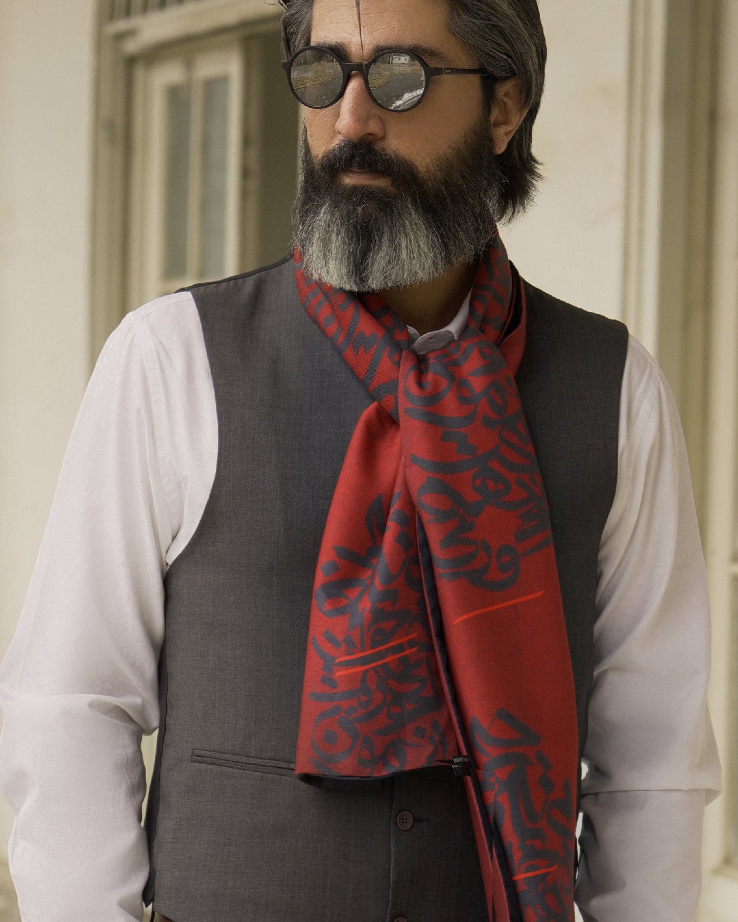 Bitâb (Restless) Reversible Shawl - Men