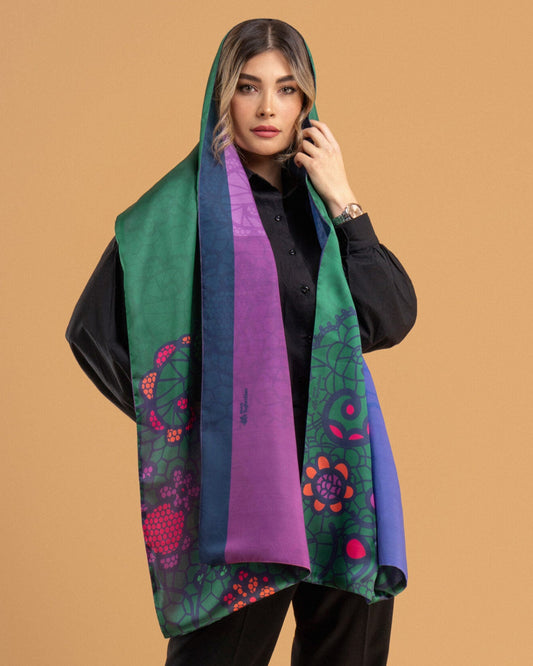 Homâyoun (Joyous) Reversible Shawl