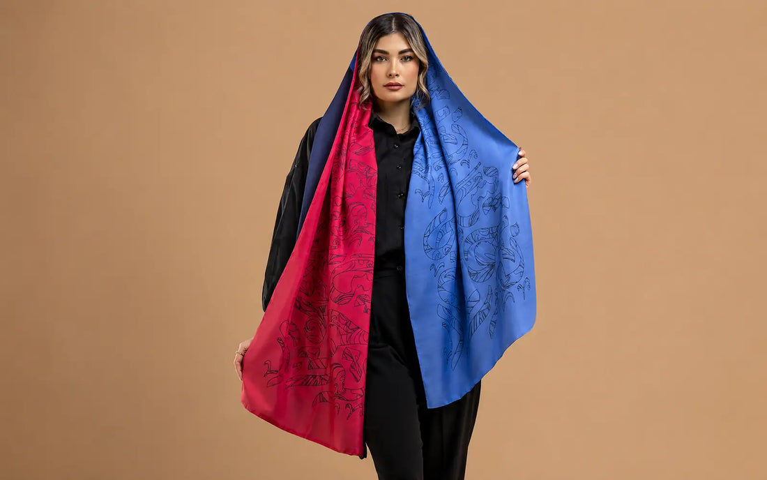 How to wear a shawl