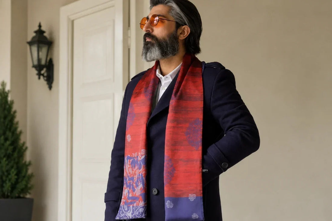 How to Wear a Men’s Shawl With a Coat