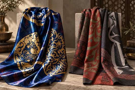 Satin vs Cotton Shawl
