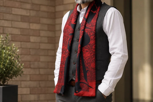 how to choose a shawl color for men