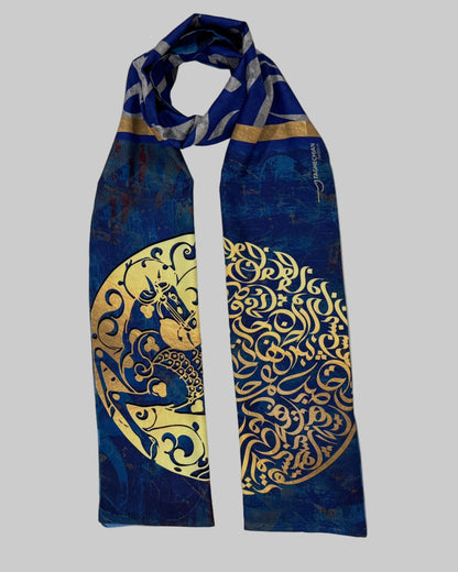 Jâm (Chalice of Truth) Reversible Shawl - Men - Blue