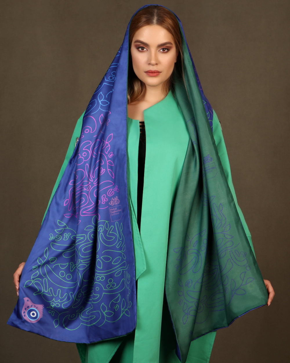 Morgh-e Haq (Bird of Truth) Reversible Shawl