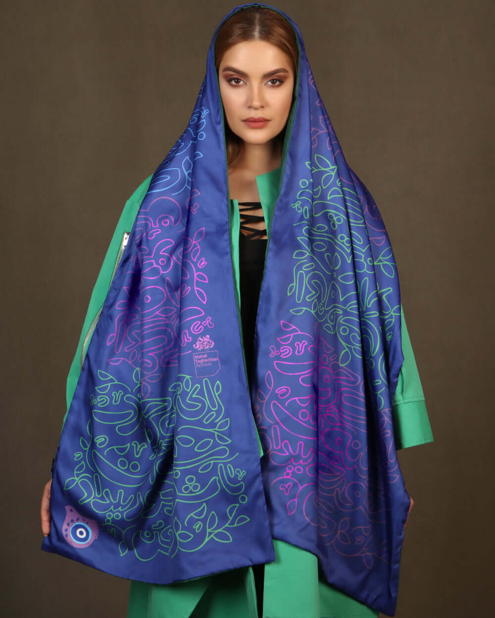 Morgh-e Haq (Bird of Truth) Reversible Shawl