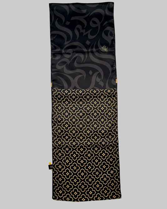 Jâm (Chalice of Truth) Reversible Shawl - Men - Black