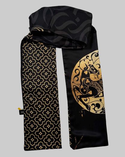 Jâm (Chalice of Truth) Reversible Shawl - Men - Black