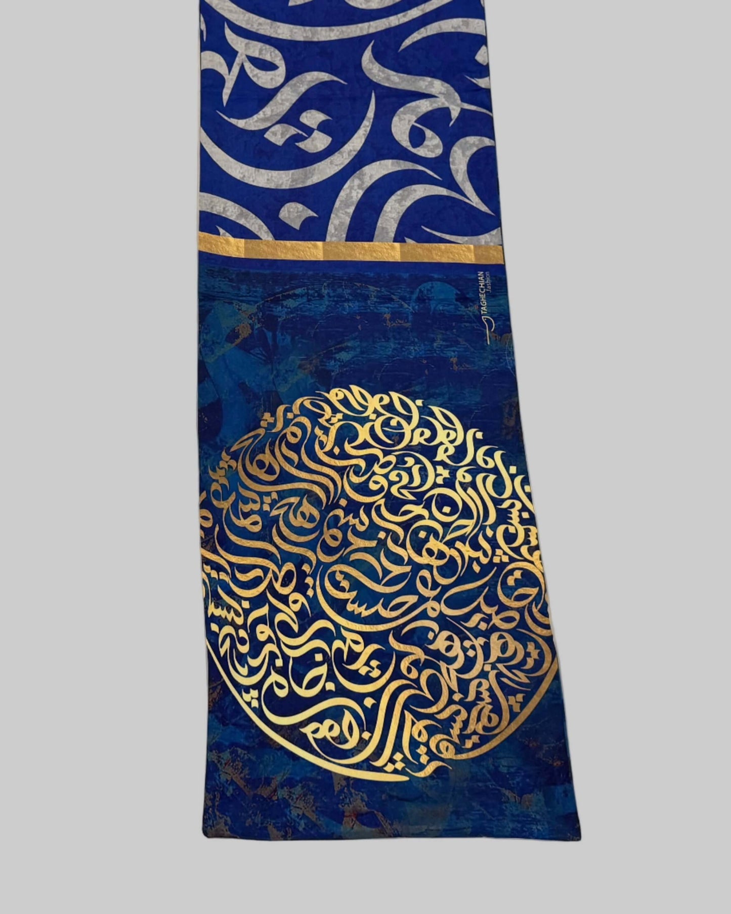 Jâm (Chalice of Truth) Reversible Shawl - Men - Blue