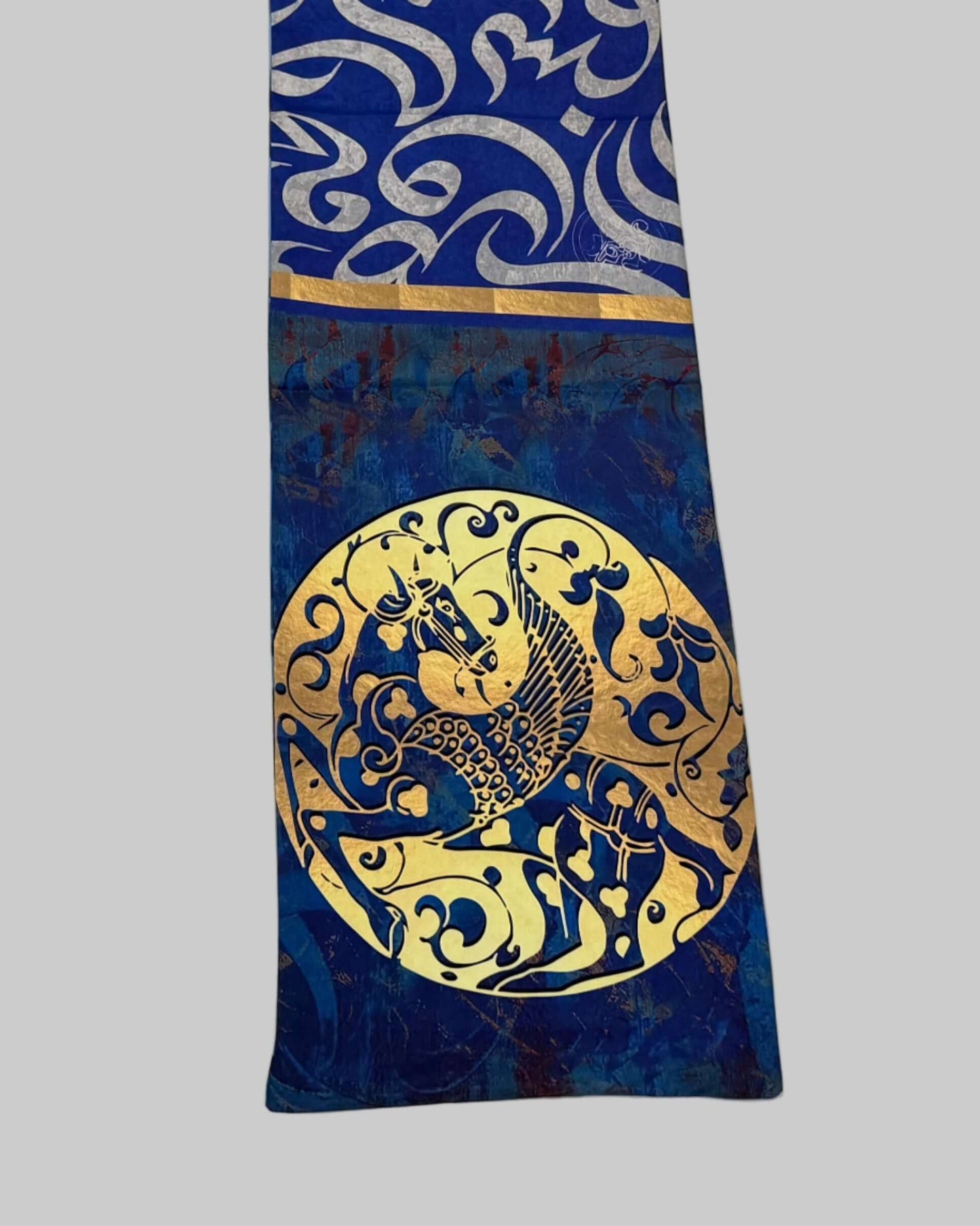 Jâm (Chalice of Truth) Reversible Shawl - Men - Blue