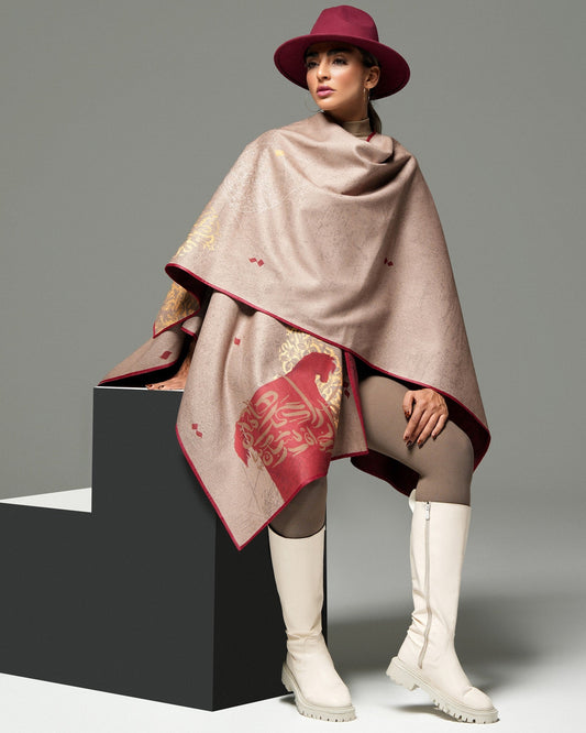 Rahâ Makon (Don’t Let Me Go) Reversible Poncho