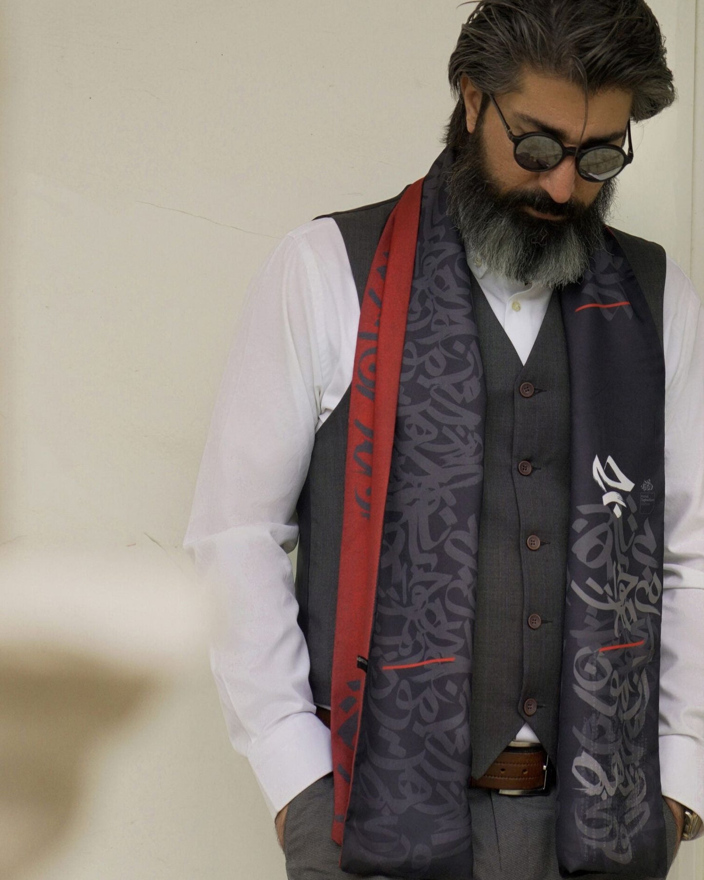 Bitâb (Restless) Reversible Shawl - Men