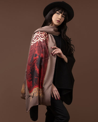 Dolat-e Eshgh (Love's Kingdom) Reversible Shawl