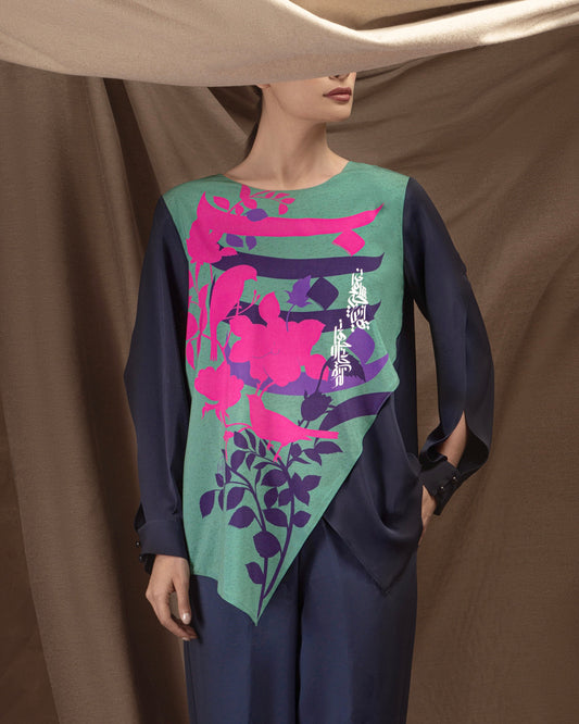 Jâni-o-Jahâni (Soul and World) Blouse - Green