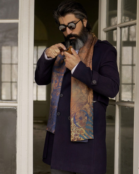 Kimiyâ-ye Jân (Soul’s Elixir) Reversible Shawl - Men