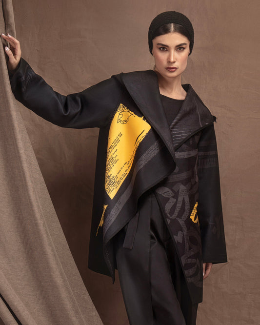 Najvâ (Whisper) Hooded Reversible Jacket