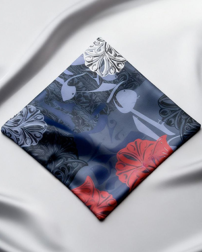 Melat-e Eshgh (Nation of Love) Reversible Pocket Square