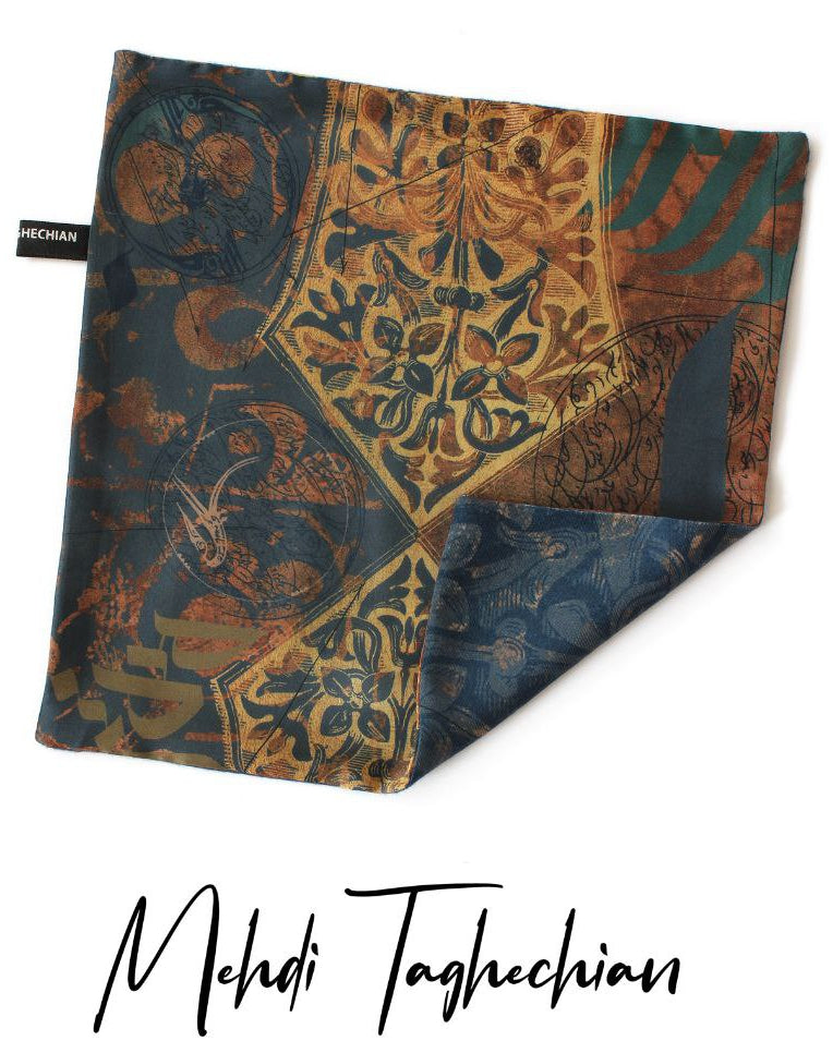 Kimiyâ-ye Jân (Soul’s Elixir) Reversible Pocket Square