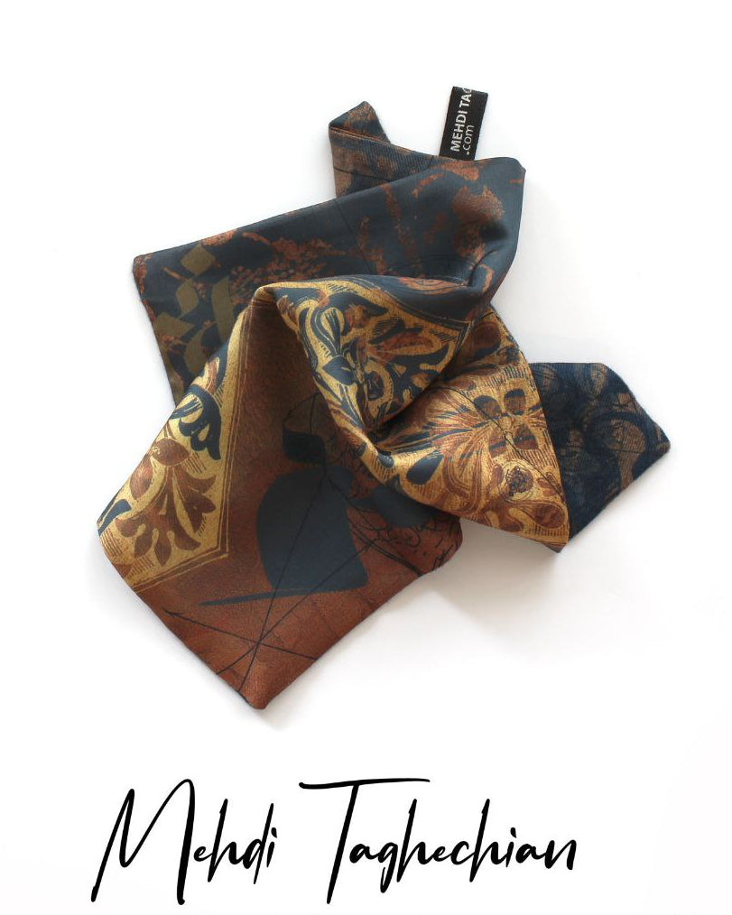 Kimiyâ-ye Jân (Soul’s Elixir) Reversible Pocket Square