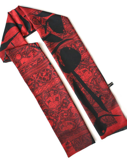 Melat-e Eshgh (Nation of Love) Reversible Shawl – Men – Red