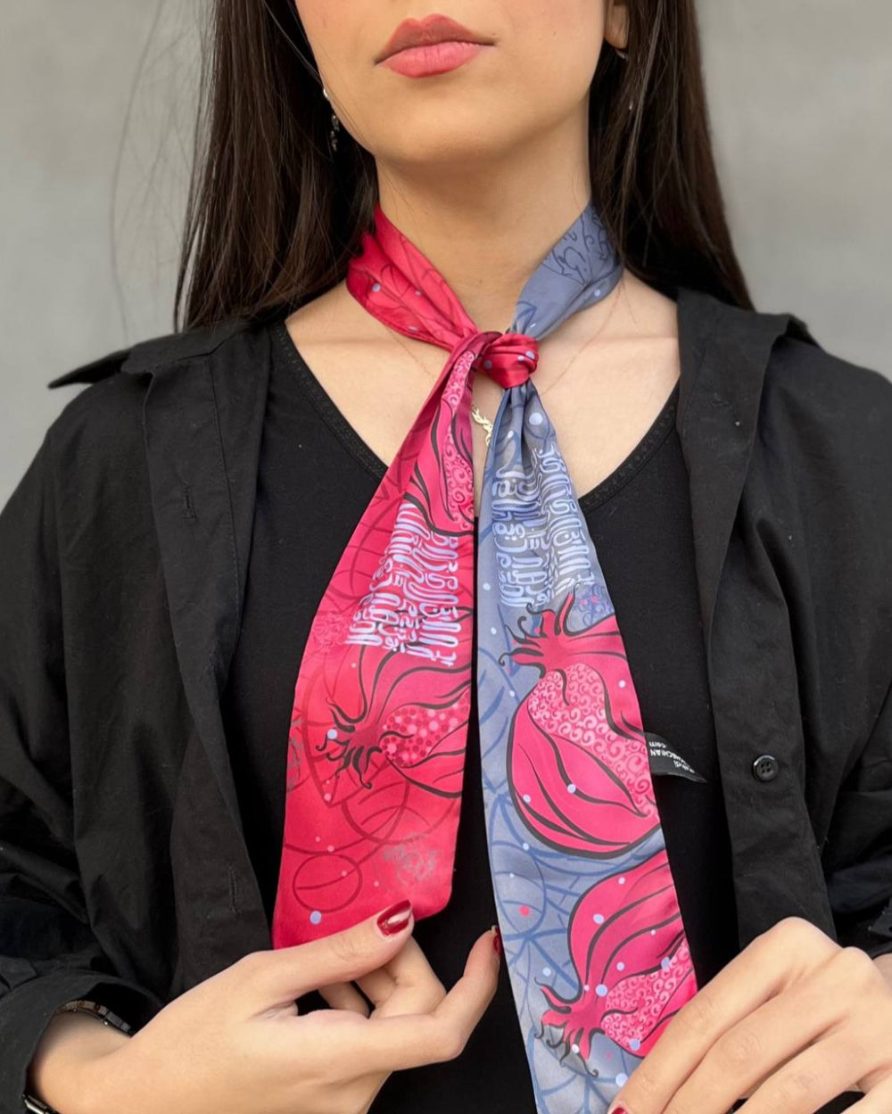 Anâr (Pomegranate) Neck Scarf