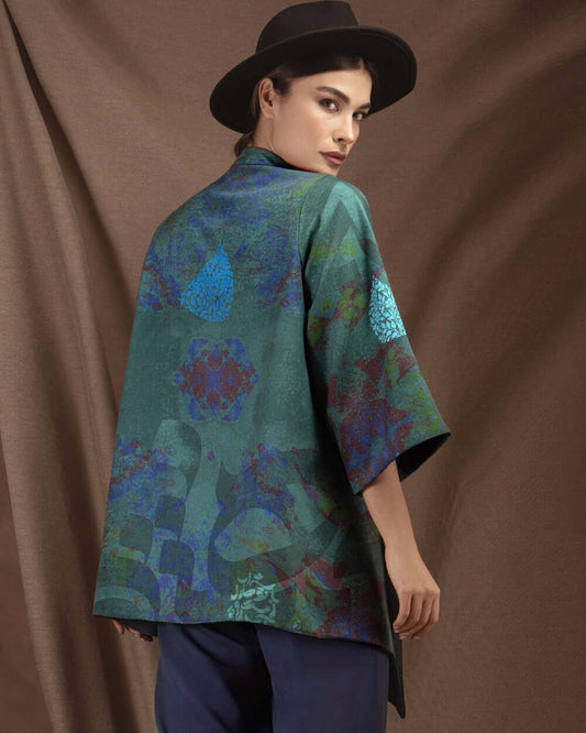 Sharâb (Wine) Reversible Long Jacket