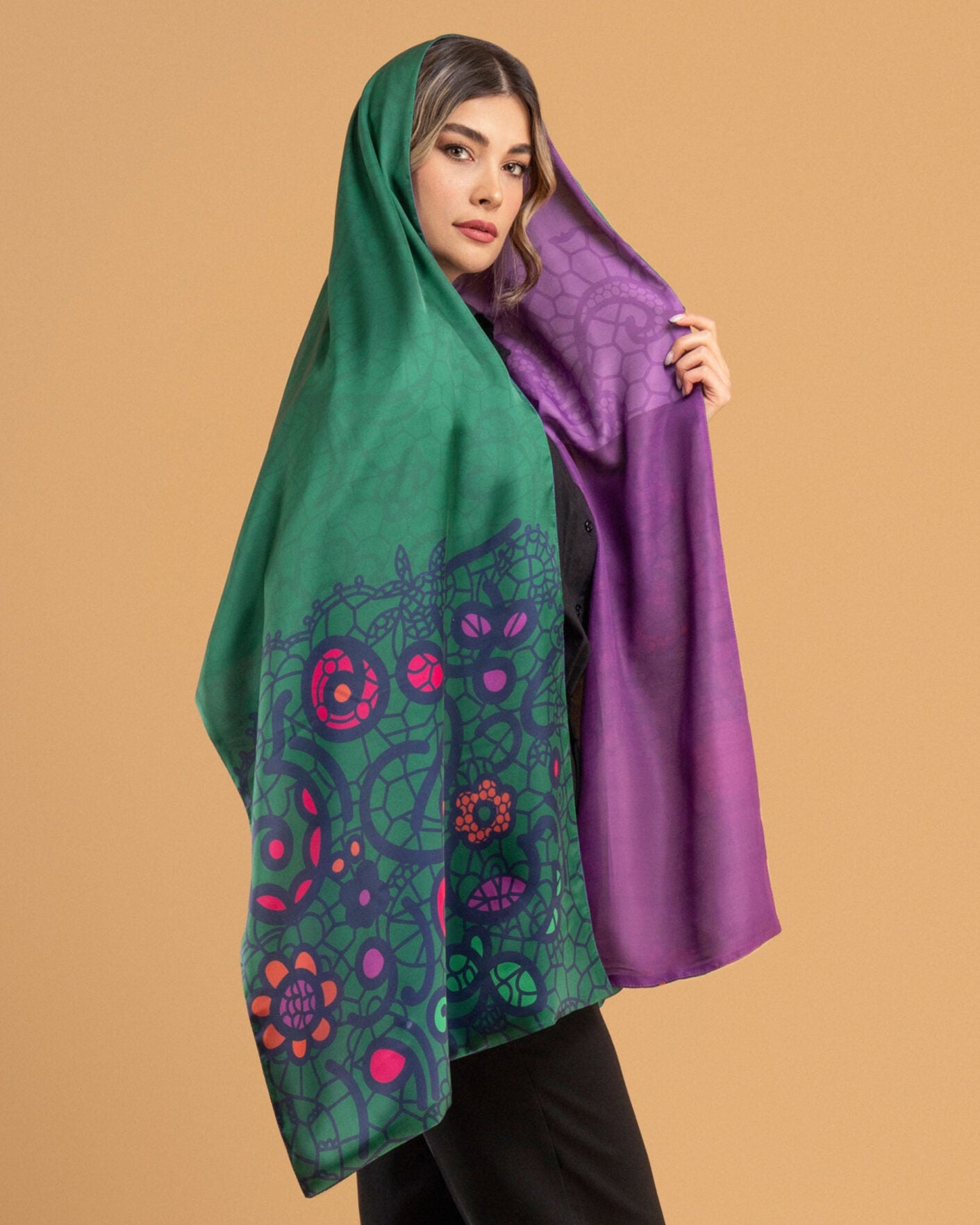 Homâyoun (Joyous) Reversible Shawl